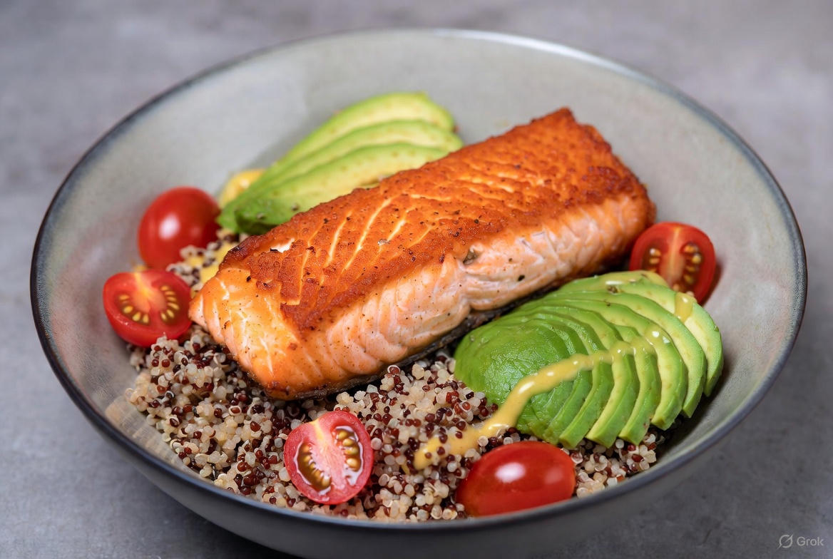 Salmon Quinoa Bowl