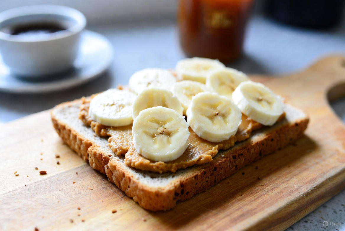 Banana Peanut Toast
