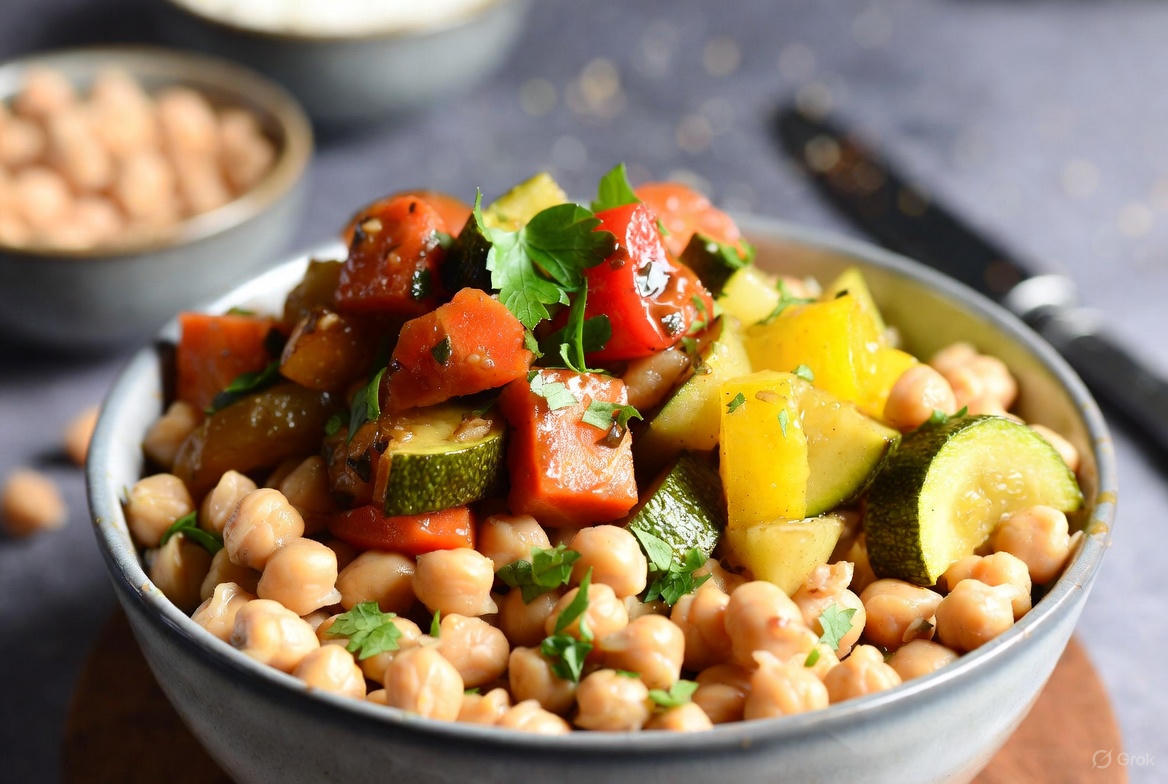Bowl Garbanzos y Verduras