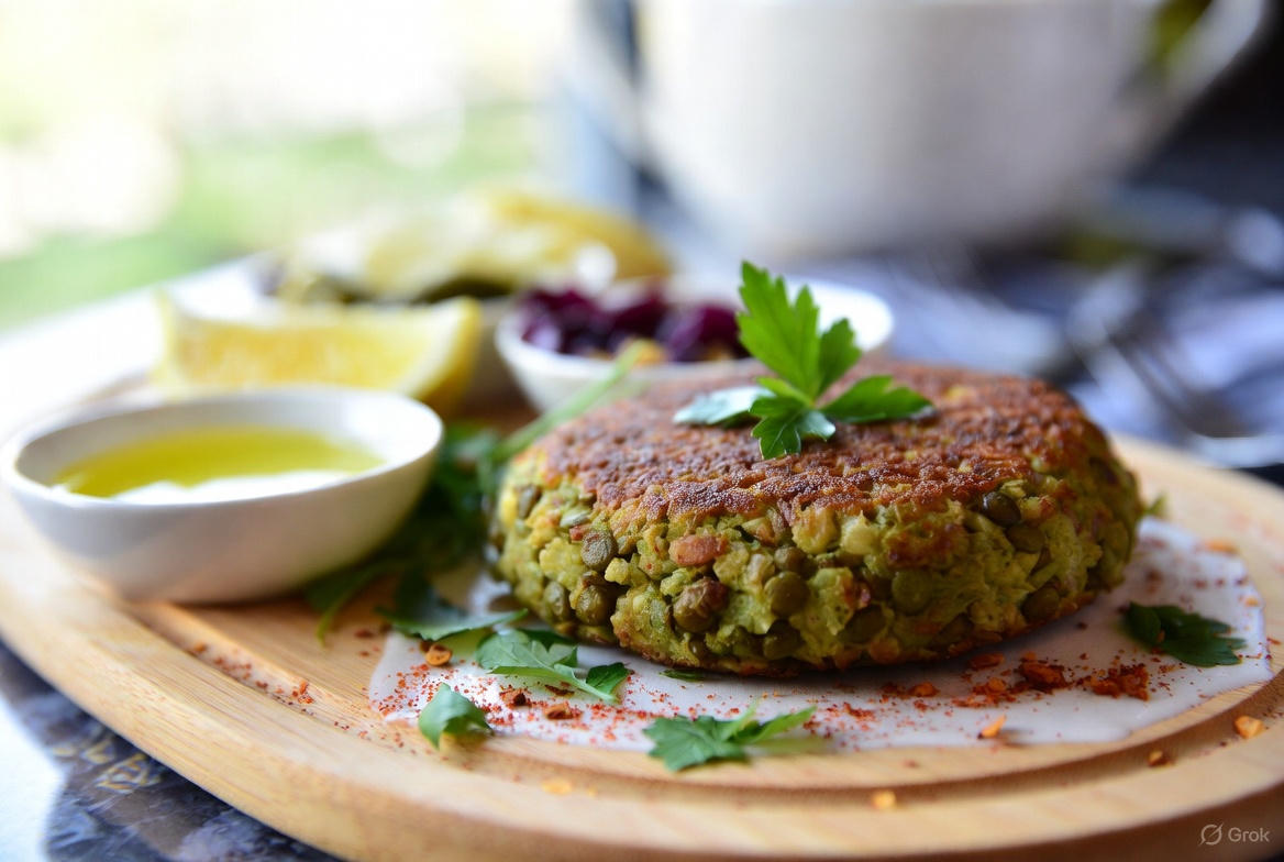 Albóndigas de Lentejas Verdes